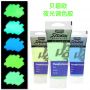 Pebeo 5 color 100ml phosphorescent glowing bright fluorescent color acrylic gel paint