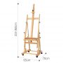 High Quality Professional Artist Master wooden Drawing Painting studio easel