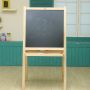 High quality wooden kids erasable drawing easel board