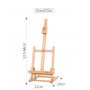 Mini Small Beech Wood Painting Easel Table Art Stand Small Table Easel