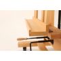 Double Rocker Crank Heavy Duty Wooden Studio Floor Easel - Sturdy Double Mast Adjustable H-Frame