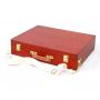 Multi-Function Painting Box Wooden Red Beech Wood Oiled Box