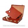 Multi-Function Painting Box Wooden Red Beech Wood Oiled Box