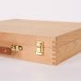 Wooden Laptop Tools Box Beech Wood Multi-Function Tool Box