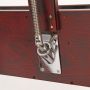 Red Crank Adjusting Studio H-frame Artist Easel Painting with Four Wheels Easel with Rocker and Drawer w15S