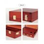 Multi-Function Painting Box Wooden Red Beech Wood Oiled Box