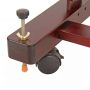 Red Crank Adjusting Studio H-frame Artist Easel Painting with Four Wheels Easel with Rocker and Drawer w15S