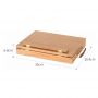 Adjustable Solid Wood Table Sketch Box Easel with Storage Drawer