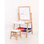 Double Sided Adjustable Kids Easel Drawing Board Double Magnetic Display Art Easel