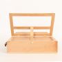 Wooden Folding Easel Sketch Mini Desk Art Easel With Three Storage Floor Drawers