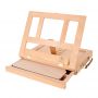 Premium Beechwood Adjustable Wood Desktop Easel with Storage Drawer and Palette