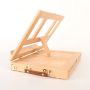 Premium Beechwood Adjustable Wood Desktop Easel with Storage Drawer and Palette