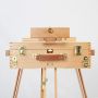 French easel with sketch box art painting easel with shoulder strap french style portable easels