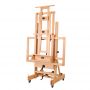 Heavy-Duty Beech Display Easel Art Master Sliding Easel Artist Master Studio Parts Painting Easel DHJ-6
