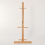 Desain Inovatif Kustom Sederhana Portable Beech Display Easel Adjustable Display Easel I- Frame