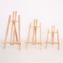 Wooden Easel,Wooden Adjustable Painting Drawing Stand Easel Frame Artist Tripod Display Shelf 30/40/50cm