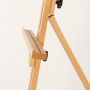 Desain Inovatif Kustom Sederhana Portable Beech Display Easel Adjustable Display Easel I- Frame