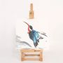 Mini Small Beech Wood Painting Easel Art Supply Heavy Duty Adjustable Tabletop Studio H-frame Artist Painting