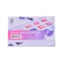 24 color solid watercolor with plastic box. Student level
