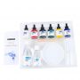 DIY Acrylic Ink regular colors 6pcs*30ml with epoxy resin kit( Glass Bottle)
