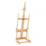 popular custom size Wooden adjustable artist Folding Simple beech painting drawing studio easel stand for wedding sign