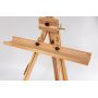 popular customize size Tripod wooden painting drawing studio Display beech folding triangle easels suppliers for outdoor