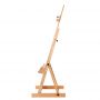 popular High Quality Wooden adjustable artist easel Folding Simple painting studio beech easel stand for wedding sign