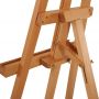 Basic Studio Easel Wood Artist Easel A-Frame Floor Adjustable Height Painting Easel