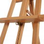 Basic Studio Easel Wood Artist Easel A-Frame Floor Adjustable Height Painting Easel