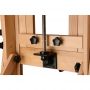 Deluxe Large Rocker Crank Studio Easel,Heavy Duty Artist Painting Easel,Solid Beech Wood with Adjustable Height,Movable