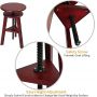 Solid Wood Writing Drafting Table Adjustable Height And Tiltable Tabletop for Artwork Artist Drawing Desk and Stool