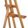 Basic Studio Easel Wood Artist Easel A-Frame Floor Adjustable Height Painting Easel