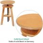 Solid Wood Writing Drafting Table Adjustable Height And Tiltable Tabletop for Artwork Artist Drawing Desk and Stool