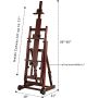  Multi-Function Studio Easel, H-Frame Easel,Painting Easel for