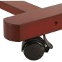 Wholesale Deluxe Beech Wood Easel Stand H-Frame Adjustable Floor Easel with Storage Tray and Wheels