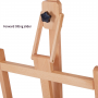 Forward Tilt Studio H-Frame Easel with Art Supply Storage Drawer