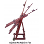 Multi-Function Studio Easel,H-Frame Easel, Nut-brown Painting Easel