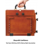 Ultimate Pochade Box,Lightweight and Portable French Easel Box with Storage,Plein Air Easel