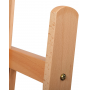 Large Studio H-Frame Easel - Solid Beech Wood Artist Easel Adjustable Movable Tilting Easel