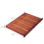 10-drawer Wood Artist Supply Storage Box, Portable Beechwood Multifunctional Pencil Brush Organizer Wood Box with Drawers