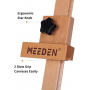 Basic Studio Easel Wood Artist Easel A-Frame Floor Adjustable Height Painting Easel