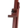Wholesale Deluxe Beech Wood Easel Stand H-Frame Adjustable Floor Easel with Storage Tray and Wheels