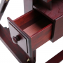 Rosewood Finish Deluxe Crank Adjusting Studio Easel Display Easel Holds Canvas Art