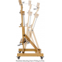 Extra Large and Thicken Deluxe Rocker Crank Industrial Style Artist Easel