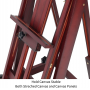 Multi-Function Studio Easel,H-Frame Easel, Nut-brown Painting Easel