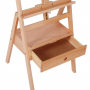 Forward Tilt Studio H-Frame Easel with Art Supply Storage Drawer