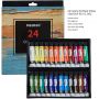 40Pcs Oil Painting Set with 24 Tubes x 12 ml Oil Paint Set for Artists