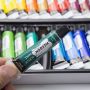 Acrylic Paint Set 24 Colors Rich Pigments Acrylic Paint for Canvas Wood Painting Students Adults