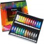 Acrylic Paint Set, 24 Colors/Tubes (12ml/0.4 oz) Non Toxic Non Fading