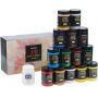 Non-Toxic 300ml10.14 oz Acrylic Paints 15 Colors Set for Create Art & DIY Projects